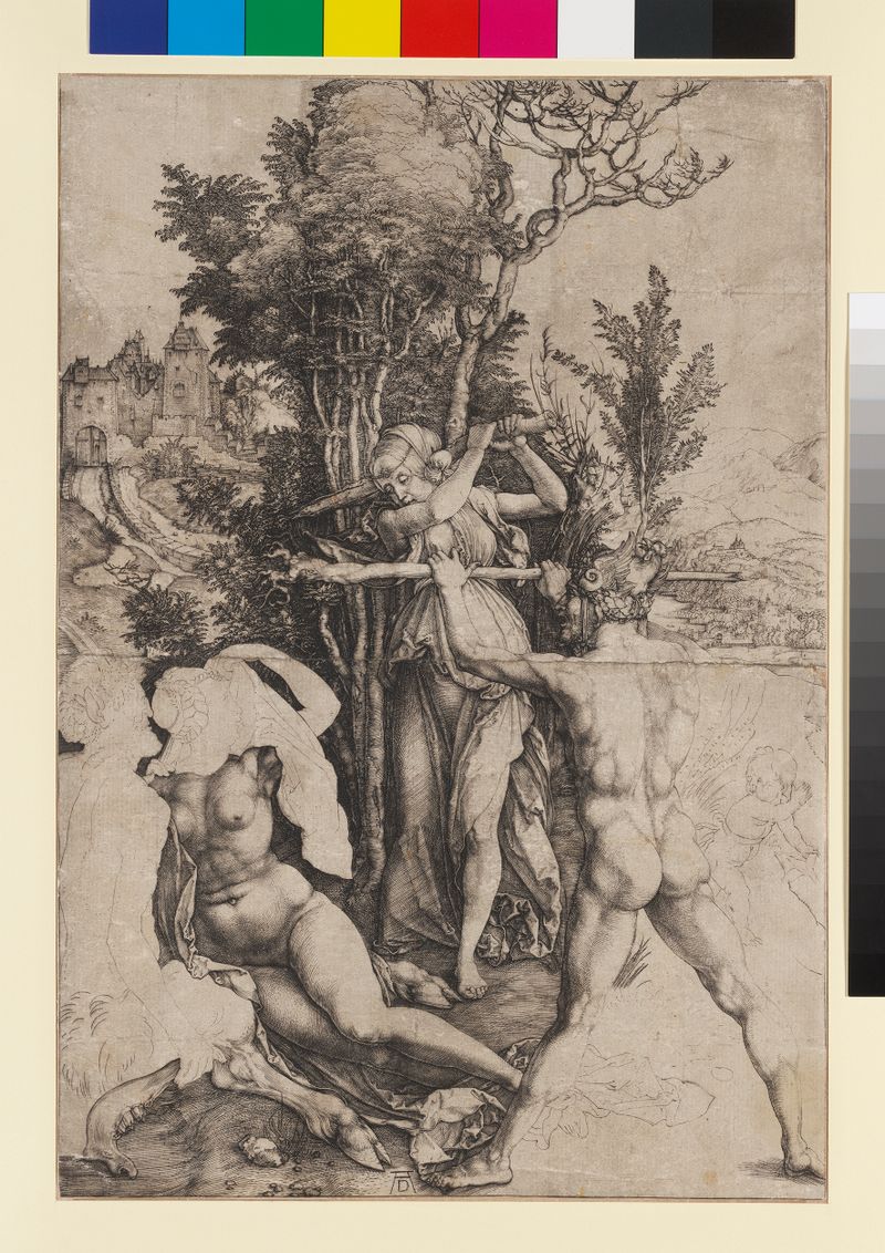 Albrecht Dürer_Herkules am Scheideweg_Probedruck